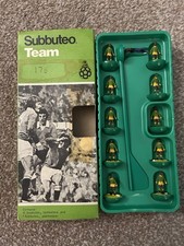 Subbuteo anni 70 squadra calcio Zaire pesi massimi ref 176 numerata scatola originale