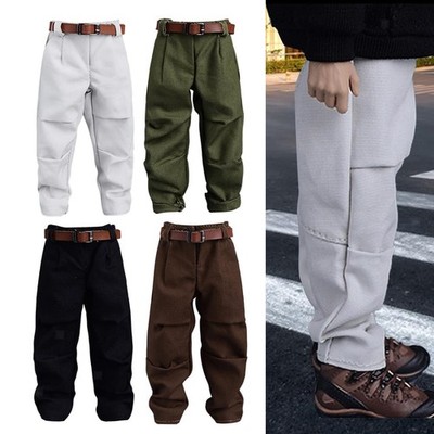 1:12 Skala Harem Hosen und Gürtelkleid für 6 '' männliche Puppen -Figuren
