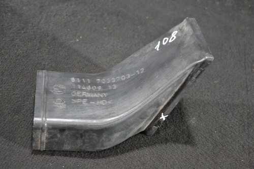 BMW E61 E60 Luftrohr Lüftführung Bremse vorne links Stoßstange 7033703 (108)