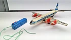 Vintage MARX Tin Litho-Pan American Battery Powered Friction/Remote AIRPLANE(J13
