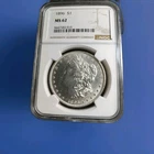 1896 Morgan Silver Dollar   NGC MS62