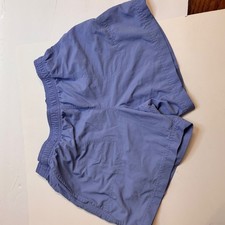 Columbia women's Light Blue Athletic Shorts S Elastic Waist Drawstring Pockets