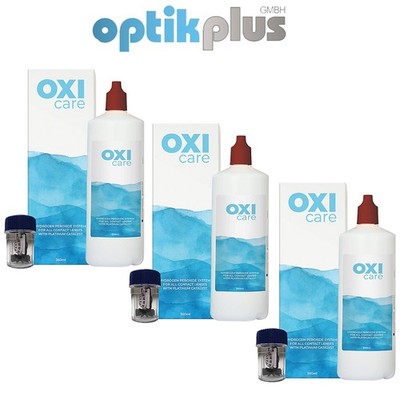 Menicon Oxicare Peroxidsystem 3 x 360ml + 3 Linsenbehälter [1243]