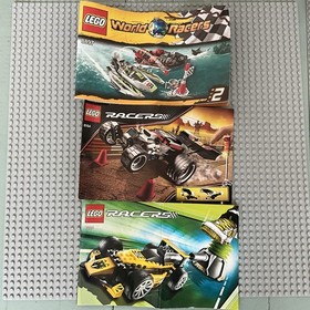 Assorted LEGO Racers, Lot of 3, 99% complete, 8228, 8164, 8897, see description 