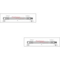 2X Metzger Bremsschlauch Links Rechts Passend FüR Audi 80 8C B4