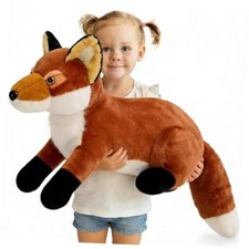 30 Inch Giant Red Plush, Stuffed Animal Pillow Large realistic fox Fox
