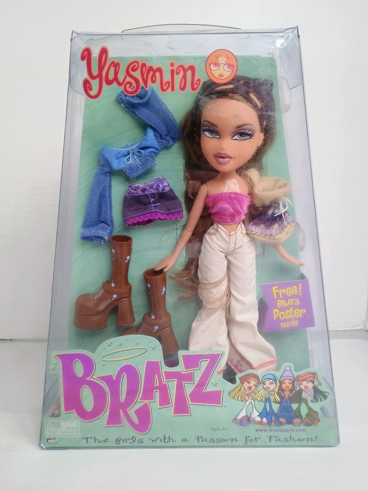 BRATZ Yasmin Fashion Doll MGA Entertainment 2001 First Editi