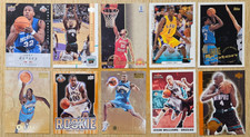 Lot of 10 Vintage Vancouver/Memphis Grizzlies, Jason Williams, Stromile Swift