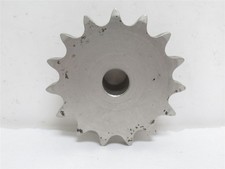 234341 New-No Box; Martin 40B15SS 1/2 SS Sprocket 40; 15T; 1/2" ID; No Keyway