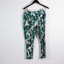 Sweaty Betty Women's Mid Rise Athletic Work Out Leggings Crop Pants Tropical L