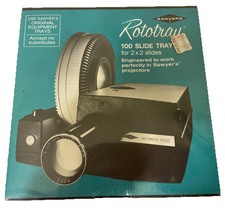 Sawyer's Rototray Rotary Projector Slide Tray 100 2x2, 6214 Brand New Sealed