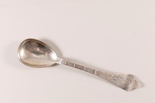 L&ouml;ffel Silber 800  Sahnel&ouml;ffel D&auml;nemark ziseliert Christian F. Heise 28gramm