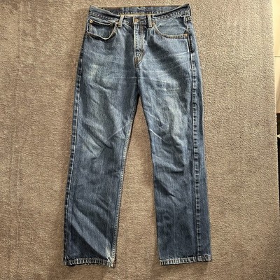 Levi's 751 Jeans Herren W33 L32 Blau Straight Fit Denim Klassiker Vintage Levis