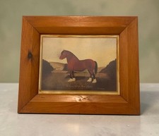 Vintage Martin Wiscombe shire horse print -old major traditional framed art