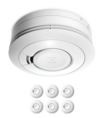 6x Ei Electronics Ei650 Rauchwarnmelder Rauchmelder mit 10 Jahres Batterie NEU