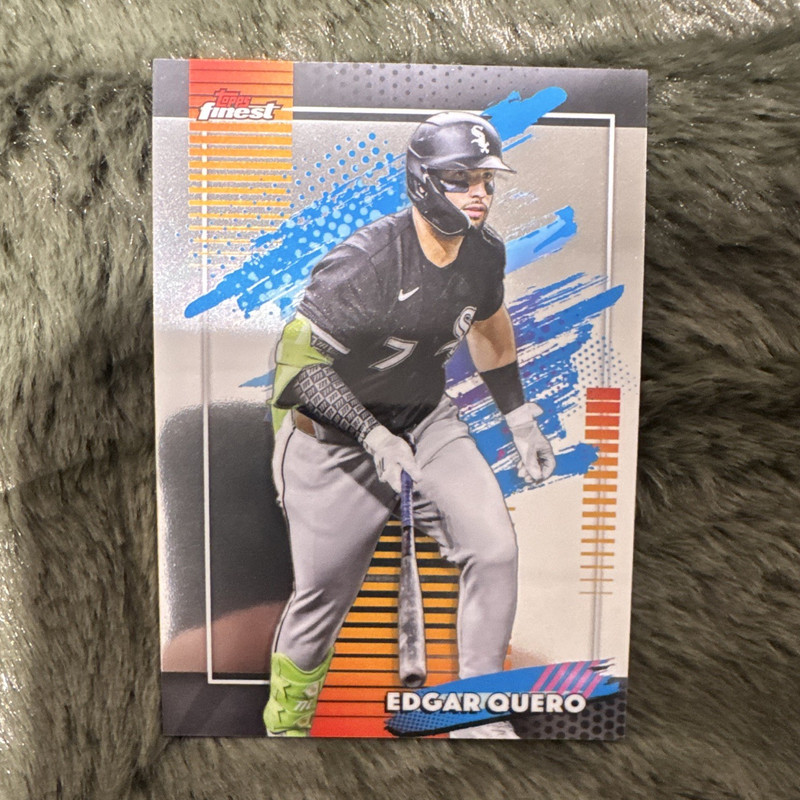 Topps Finest 2025 Major League Performance #117 Edgar Quero Chicago White Sox