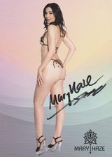 Mary Haze ,karta z autografem !
