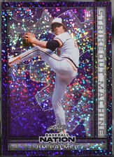2025 Leaf Baseball Nation - Strikeout Machines Sparkles Jim Palmer #SMB-20 NM