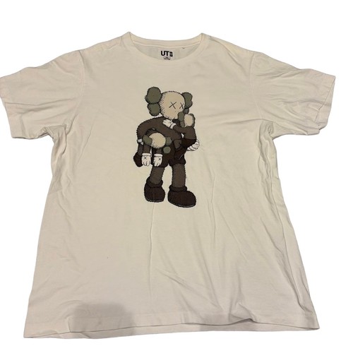 Uniqlo U lemaireT KAWS White XXL Graphic T-Shirt New