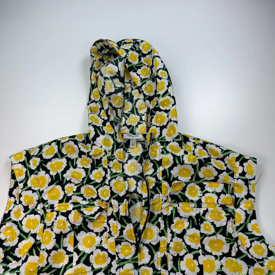 Chaleco con Capucha Diane Von Furstenberg Amapola Mujer Mediano Floral Embalable Foto 2 de 4