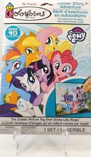 My Little Pony Colorforms sticker story picture over 40 colorforms