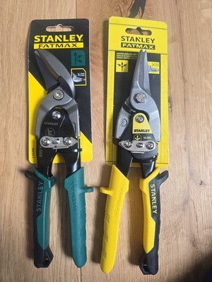 Stanley Fatmax Aviation Snip Offset rechts 2-14-568 & gerade Snip 2-14-563
