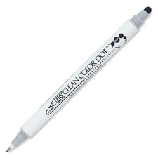 Kuretake CLEAN COLOR DOT Pen - PLATINUM - ZIG r  sold in 6s -