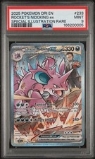 2025 Pokemon Destined Rivals Team Rocket's Nidoking ex 233/182 PSA 9 SIR