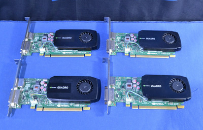 Lot of 4 Nvidia Quadro K600 1GB DDR3 VRAM (J031206)