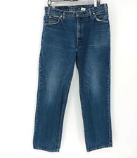 Vintage Levi Strauss Orange Tab 517 Relaxed Fit Blue Denim Mens 36 x 34 USA Made