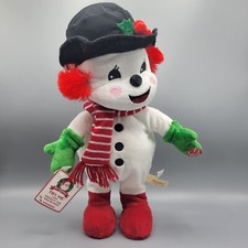 Vintage Dan Dee Mr. Christmas Frosty The Snowman Animated Singing Plush Doll 15"