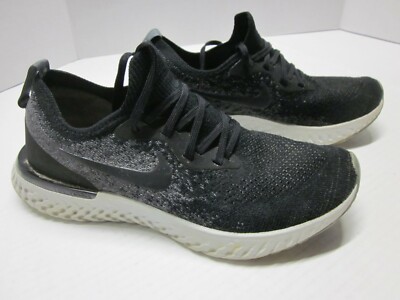 Nike Epic React Flyknit (GS) Black OREO 943311 001 Youth Running Shoe 7Y / W 8.5