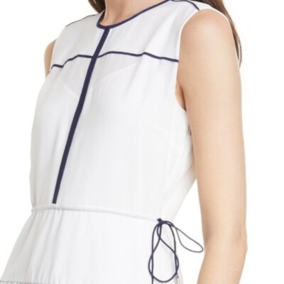 club monaco pleated shirt dress Club Monaco Women's T-Shirt Pleated Dress Size: 6