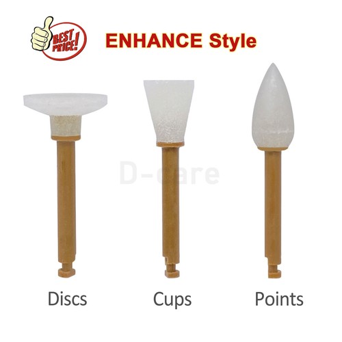 ENHANCE Style Dental Finishing Cup Point Disc Composite Polishing RA Shade - Imagen 10 de 25