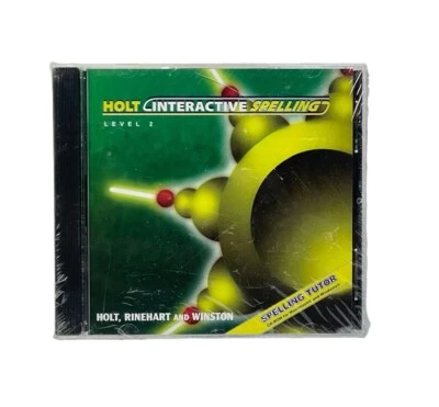 Holt Interactive Spelling Level 2 CD Spelling Tutor CD-ROM NEW - Image 1 of 4