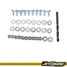 Fits Front Bumper Lip Hardware Kit M8 Bolts Nutts Washers Drill Installation