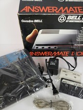 Vtg Genuine Bell Phones Answermate 1201 Black Answering Machine Model 61140