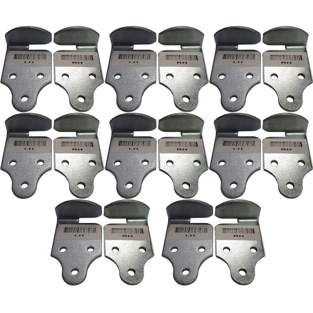 8 CORNER BRACKET SETS w/ HARDWARE Utility Trailer Wood Sides Latch Body Gates