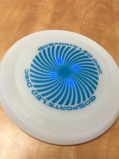 GoSports LED Light Up Flying Disc - 4 LEDs - 185 grams - BLUE LEDs