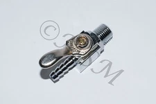 New K&L Universal Inline Fuel Shut-Off Valve W/ 1/4" Barb And 1/4" NPT 0139-501