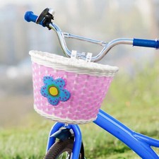 Kinder Fahrradkorb Vorne Fahrrad Zubehör für Jungen Mädchen Roller Dreirad