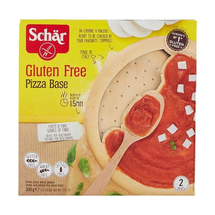 Schar Base Per Pizza Già Pronta Senza Glutine Confezione Da 2 Pezzi ( 300 G)