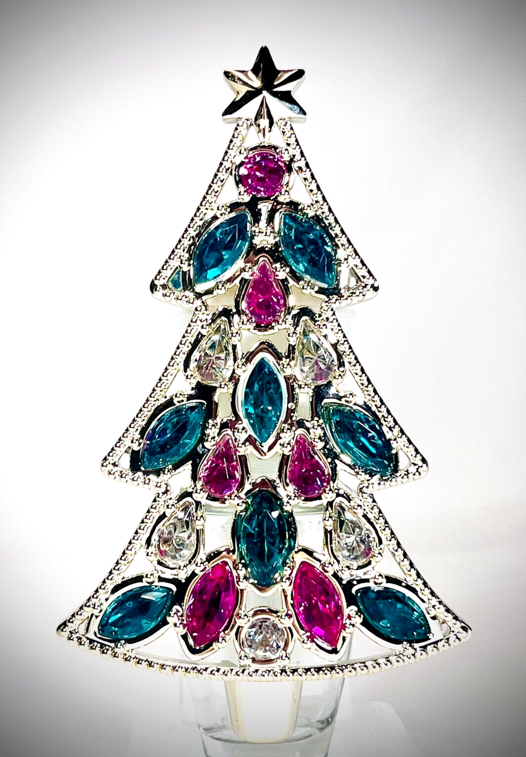 New Gems Christmas Tree Wallflower Plug Nightlight by Bath & Body Works NWT-image