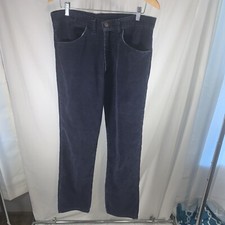 Vintage Levis 519 Corduroy Pants 80  s Straight 33x32 White Tab Men Talon Zipper