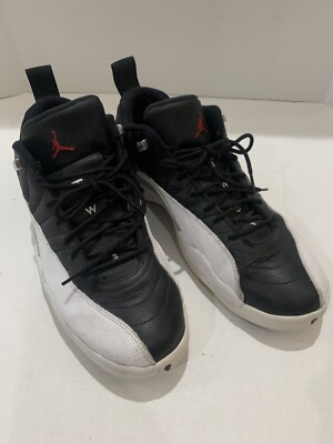 Jordan Air Jordan 12 Retro Low Mens 13 Black White Playoff 308317-004 s-l400.jpg main image 2