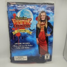 Kangaroo Victorian Kids Vampire Costume Dress Up Small 4-6 NEW