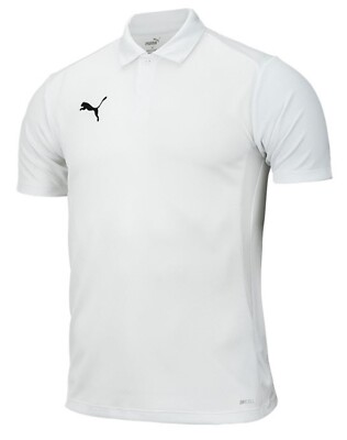Puma Herren Team Goal 23 Polo T-Shirts Running Weiß Training Tee Trikot 65946204