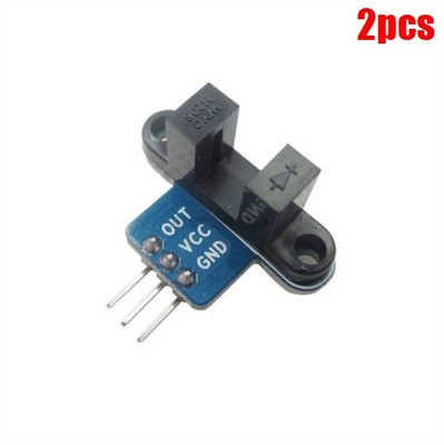 2Pcs Sensor Detection Optocoupler Ir Infrared Slotted Optical Speed Measuring is