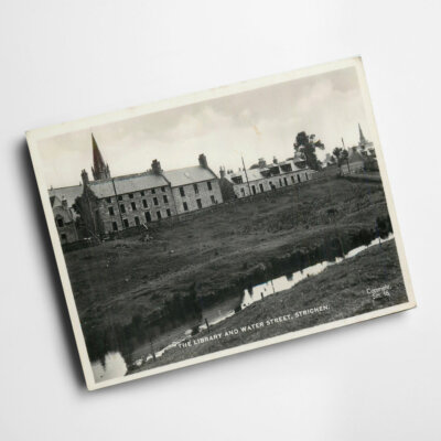 A6 PRINT - Vintage Scotland - The Library and Water Street, Strichen ...
