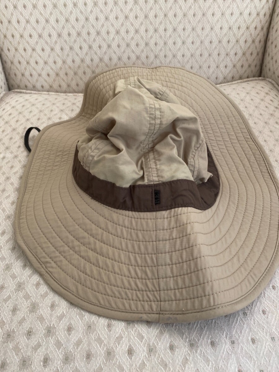 REI Fishing Golf byBeach Bucket Hiking SUN HAT BROWN Unisex L/XL